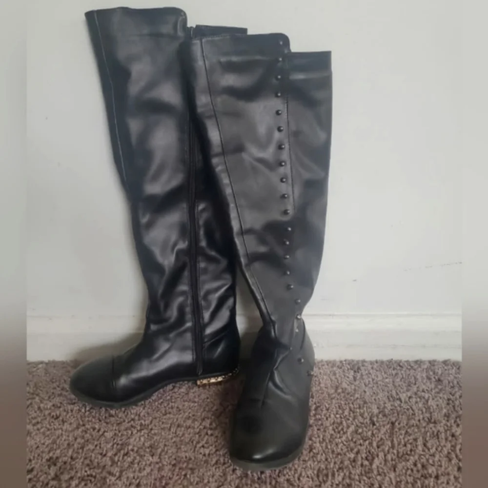 Fashion Side Zipper Knee High Riding Boots Sz 5.5 Winter Boot🌴✌️